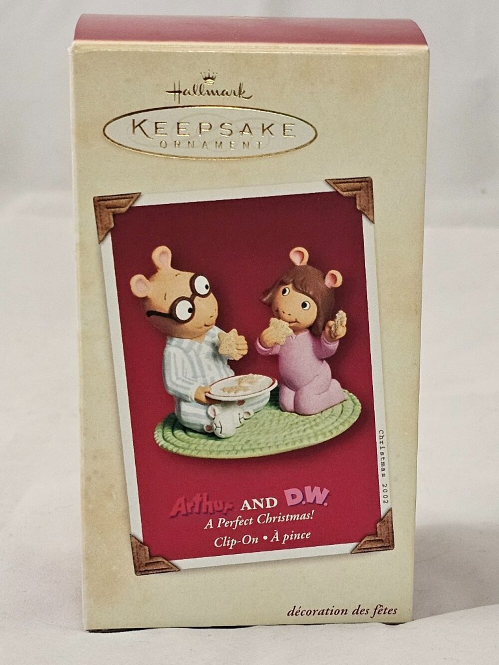 2002 Hallmark Keepsake Ornament - Arthur and DW - NIB